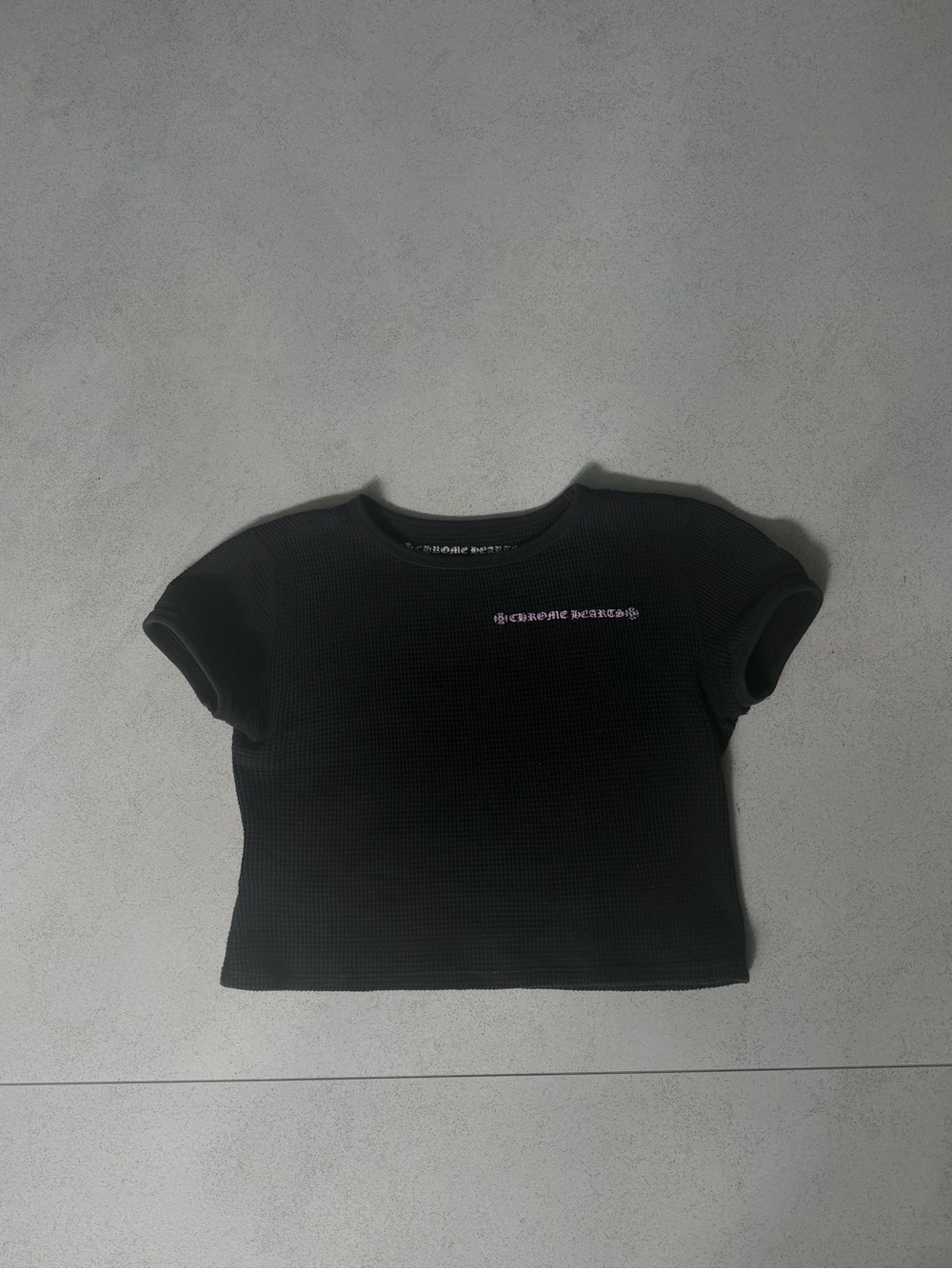 Chrome hearts crop top